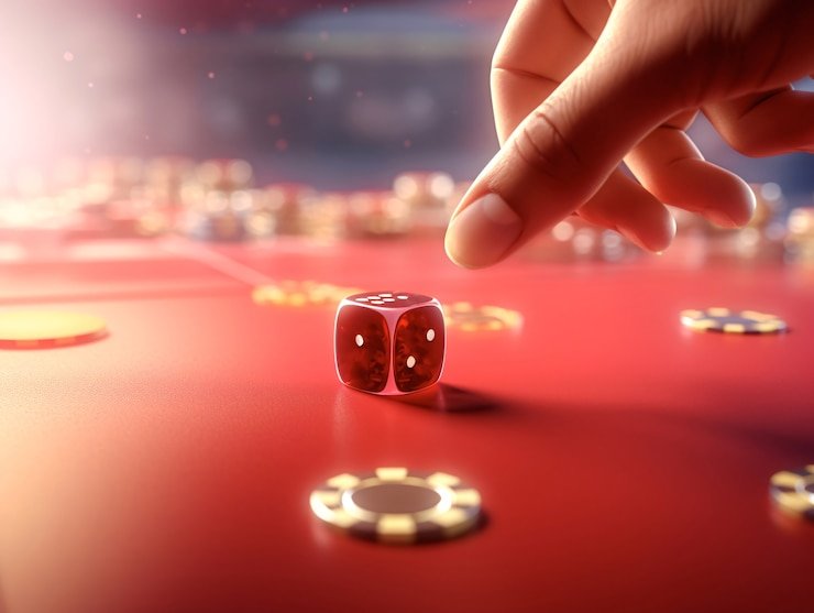 Dashboard manajemen bankroll dan riwayat permainan Dice Game di 25 2d